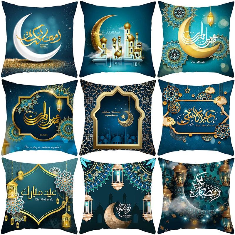 Charming Blue Moon Decorative Throw Pillow Cover